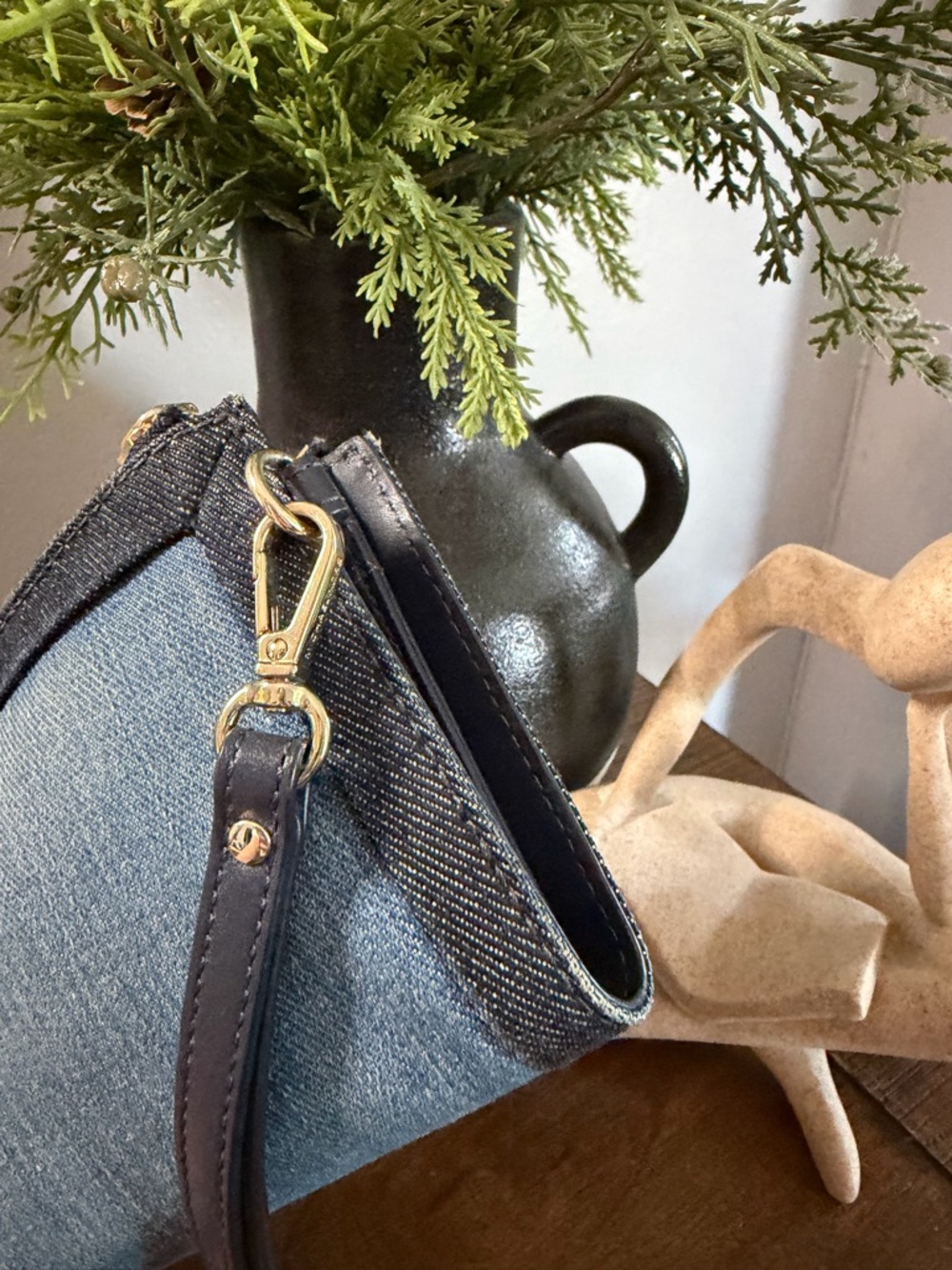 Michael Kors Denim Wristlet - Picture 6 of 10